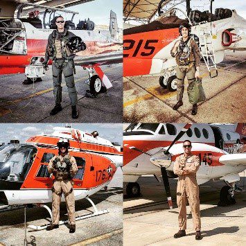 A collage of four different men in uniform.