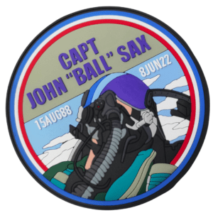 Capt. John "Ball" Sax Memorial Patch, raising funds for aviation scholarships.