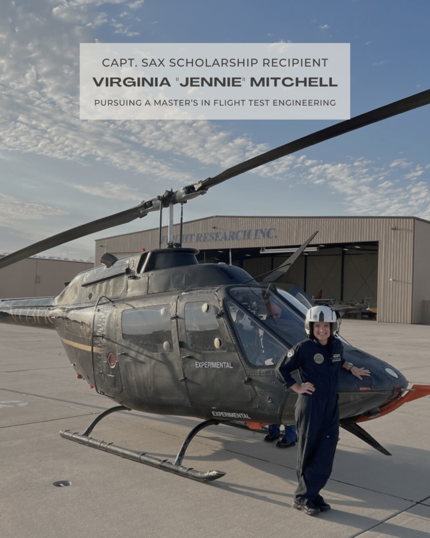 Photo of Capt. John Sax Scholarship Recipient, Virginia "Jennie" Mitchell