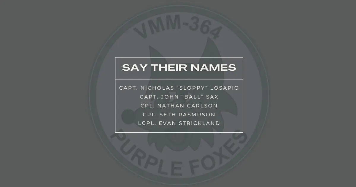 Honoring those lost aboard Swift 1-1