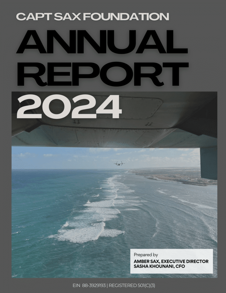 Cover of the 2024 Annual Report featuring an ocean view under a concrete structure.