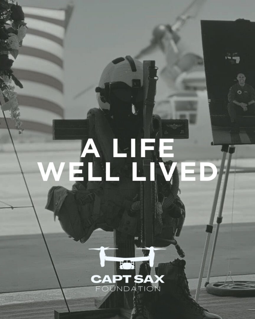 Gratitude that fuels the mission. The Capt Sax Foundation provides aviation scholarships in honor of Capt John J. Sax