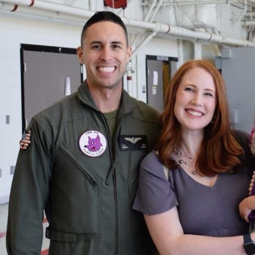 Capt John Sax and his wife, Amber Sax